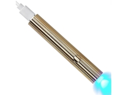Mini Secador de Unhas Uv Led 3w Portátil Lâmpada de Secagem Rápida de Unhas Usb Recarregável Mini Lanterna Caneta, Dourada GOKOCO