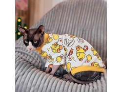 Ropa Para Gato Sphynx Devon Traje De Invierno Algodón Caliente Talla L Estilo 7 L