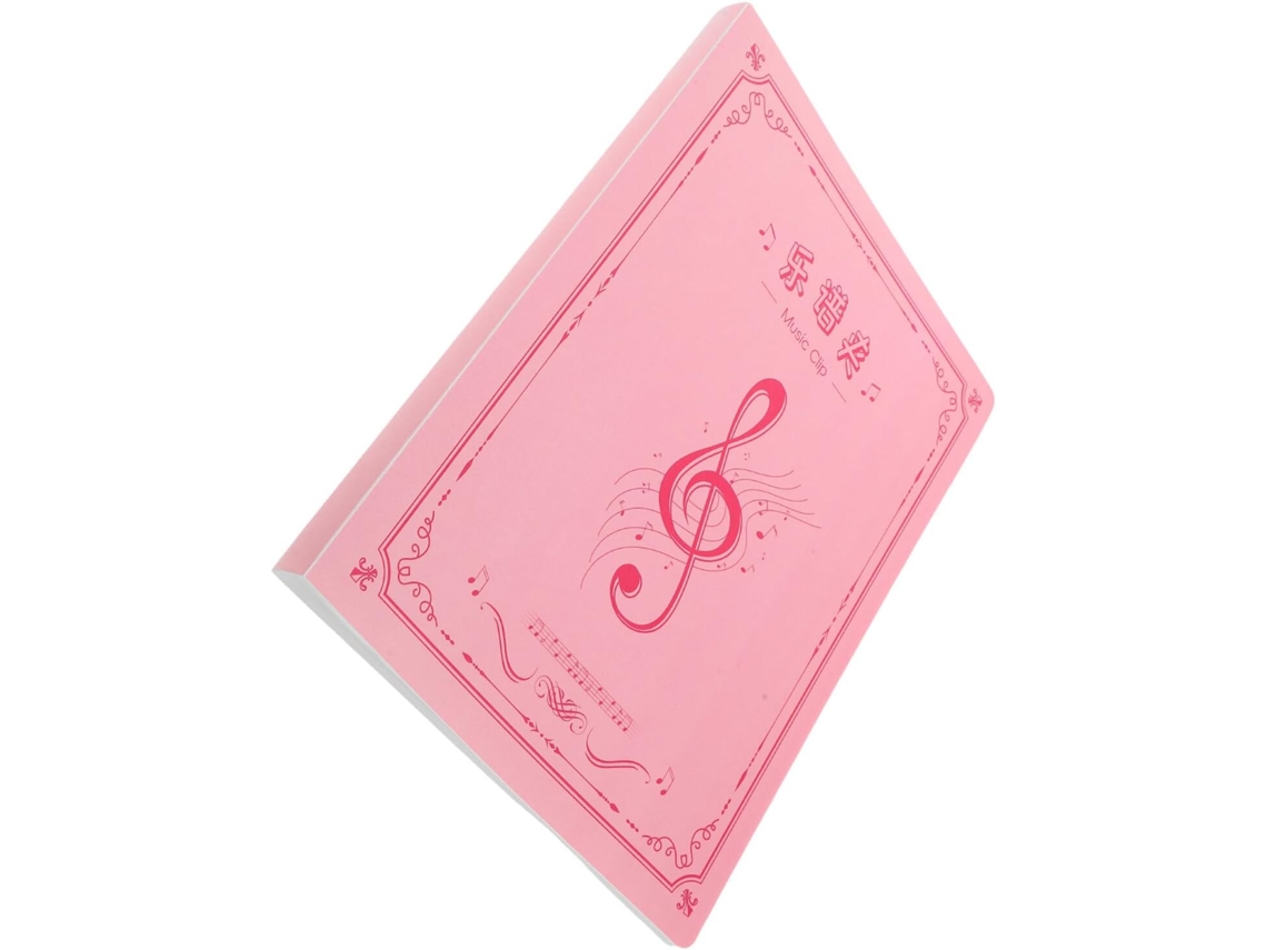 Carpeta Plegable Para Partituras, 50 Páginas, Doble Cara, Con Clips Para Una Sujeción Segura.