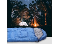 Sacola De Dormir Envelope Capuz Leve Para Camping, Trekking E Mochilão Com Alta Isolamento Térmico