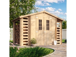Cobertizo de madera 5,47 m² Al. 218 x 328 x 206 cm Timbela M391c