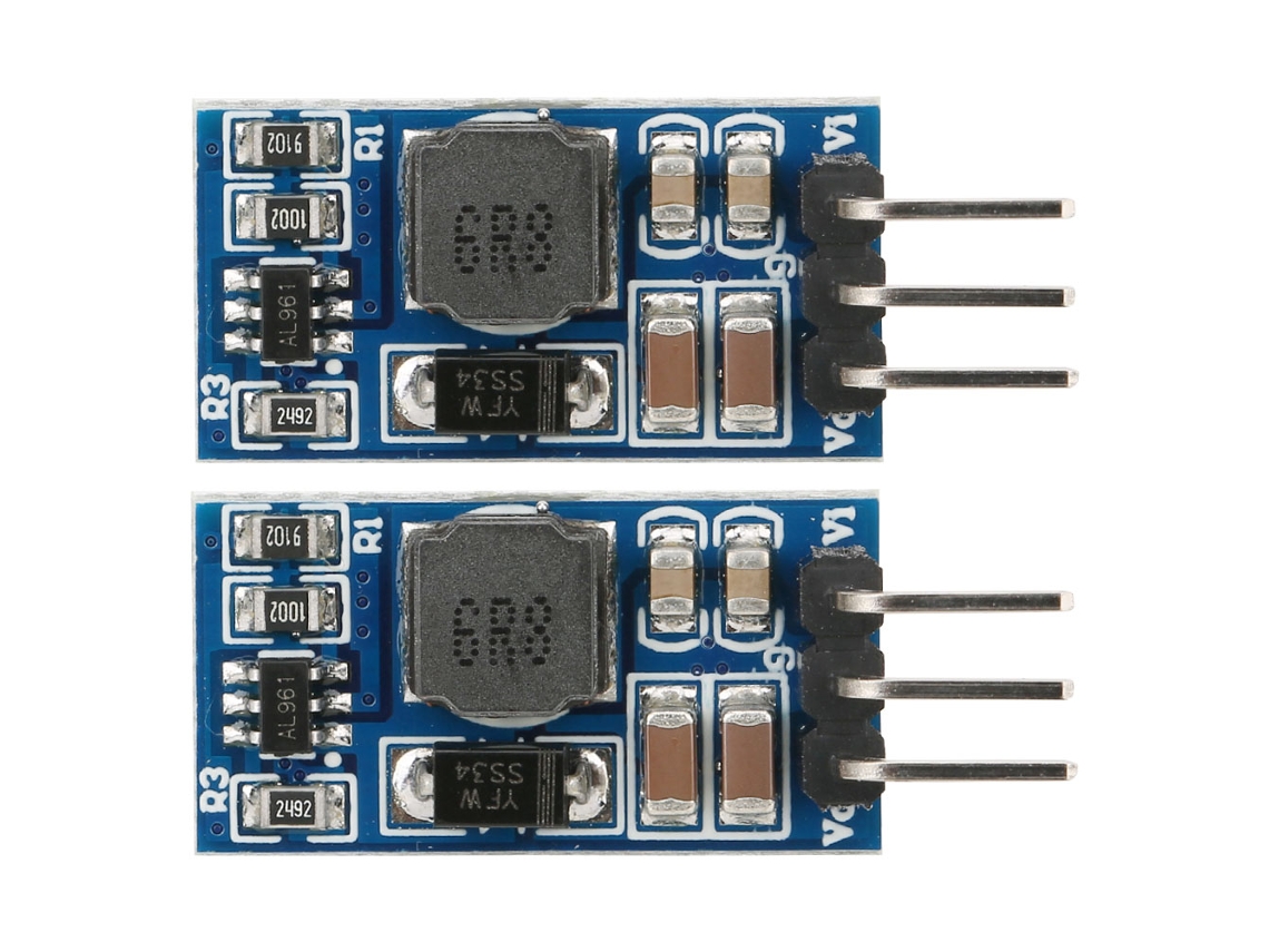 2 Peças Módulo Conversor Elevador Dc Dc Nd0412sa 2.6-5.5v Para 5v 6v 9v 12v Para Led Motor 7w (pino 6v)