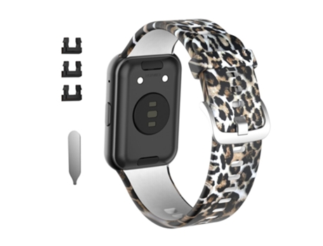 Correa de Silicona para Huawei Watch Fit - patrón de leopardo