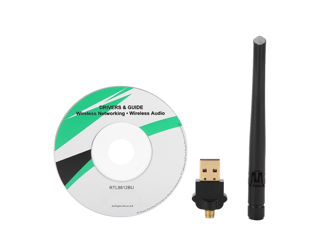 Adaptador Wifi Usb De 1200 Mbps Con Antena Integrada, Tarjeta De Red Para Windows Xp/vista/7/8/8.1/10