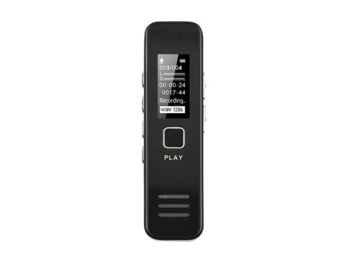 Grabadora de Voz Digital 64GB con Reproducción para Clases y Reuniones, 17280 Minutos, Grabadora de Audio con Micrófono, Activación por Voz, Grabación R