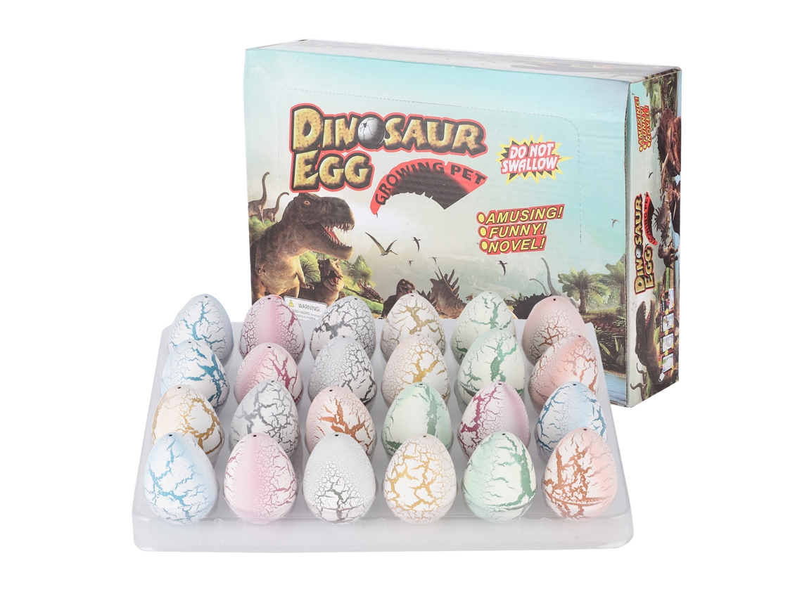 24pcs Brinquedo De Dinossauro Em Crescimento Ovos De Dinossauro Crescem Na Água Brinquedo De Páscoa