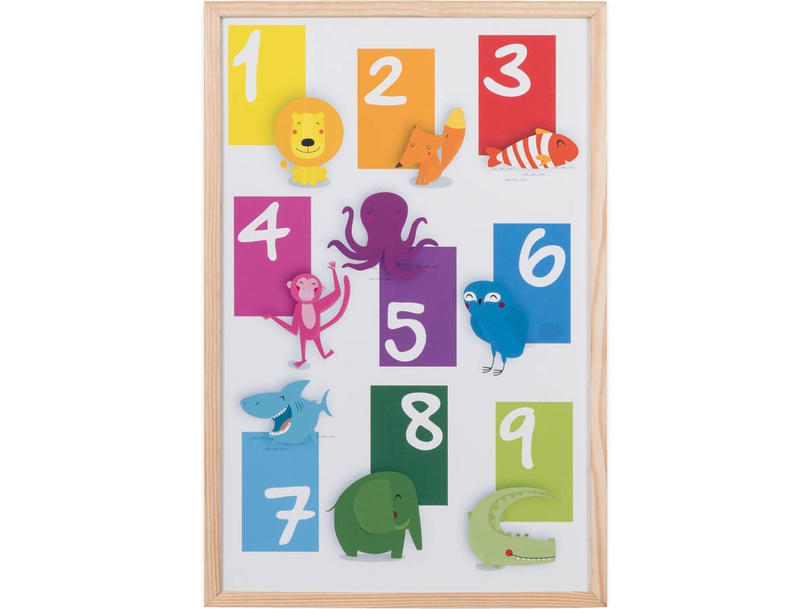 Pizarra BI-OFFICE Números Zoo (40x60 cm - Magnético: Sí)