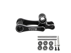 Barra de dirección de acero inoxidable para coches y motos Losi 1/14 Promoto MX RC 7075, piezas de modelo de oxidación dura.