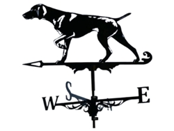 Veleta Duradera Black Hound Buenas Indicaciones Para El Poste Del Jardín O La Casa