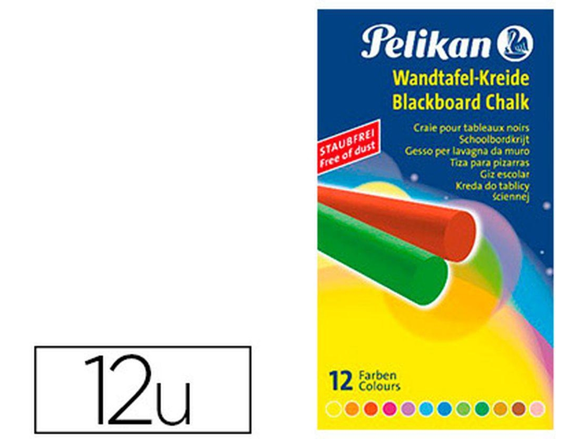 Giz Cores Pelikan 745/12 Caixa de 12 Unidades Cores Sortidas