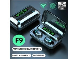 Auriculares Inalámbricos Bluetooth Impermeables Con Pantalla Digital Y Estuche De Carga De Alta Capacidad.