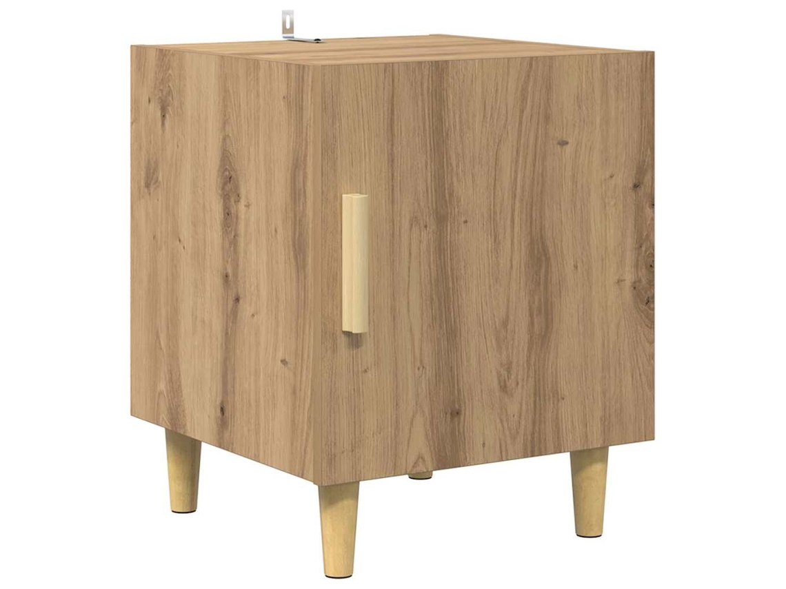 Maison Exclusive - Armario De Noche Roble Artesanal 40 X 40 X 50 Cm