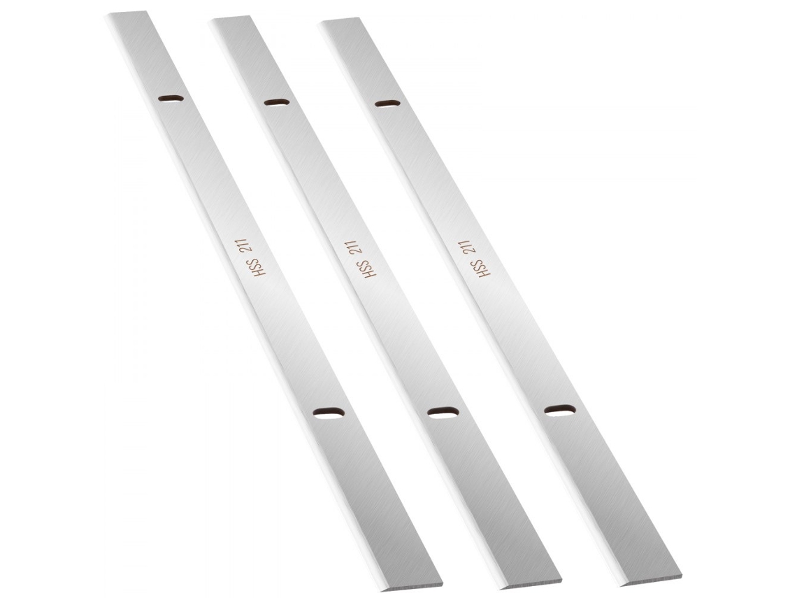 Hojas de cepillado HSS de 33 cm para maderas duras y blandas Tekmaquinas
