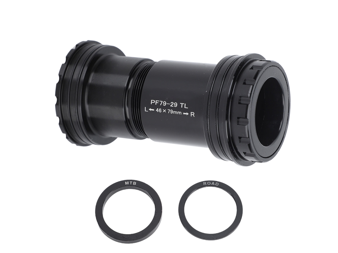 2026-cojinete De Pedalier Bb De Aluminio Para Bicicleta Montaña Ruta 46mm Diámetro 79mm Ancho 29mm Eje