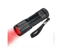 Linterna GOKOCO de 670 nm con 9 LED de luz roja para la visión, dispositivo anti-deterioro