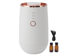 Difusor De Aromas Compacto Y Versátil Para Coche Y Hogar, Difusor De Aceites Esenciales Blanco.