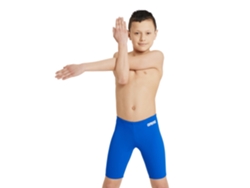 B Team Swim Jammer Solid Royal Blanco Arena