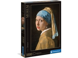 Puzzle CLEMENTONI La chica de la perla, Johannes Vermeer (27 años - 1000 piezas)