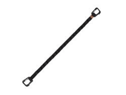 Cuerda de fijación multifuncional para acampar con ganchos, cordón portátil para tienda de campaña, ideal para jardines y exteriores.