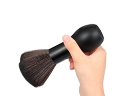 Pincel Para Cuello Y Rostro Barbería Cepillo Limpieza Pelo Suave Nylon Herramienta Peluquería Cortes De Pelo