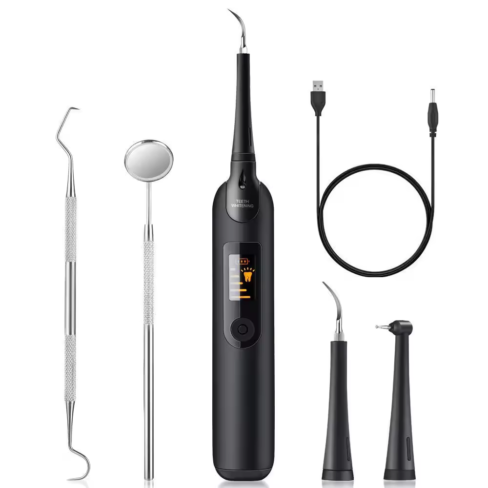 Kit de limpieza dental ultrasónica, combate manchas, placa y sarro