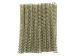 100pcs Espirais De Ligação Com Duplo Loop 9/16polegada Capacidade 120 Folhas Dourado Claro Para Encadernação