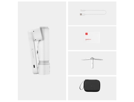 Gimbal SLOWMOOSE para iPhone / Samsung / Huawei / Xiaomi / Redmi Blanco