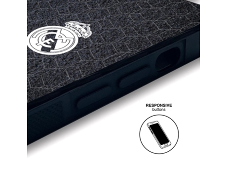 Funda Móvil Oficial Real Madrid para Xiaomi 12/12X Global 5G PHONECASES3D Piel Sintética Negro
