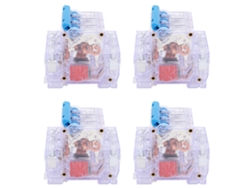 Disyuntor Miniatura De 3 Polos, 6-63 A, Transparente, Con Protección Contra Sobrecargas, Para Uso Doméstico.