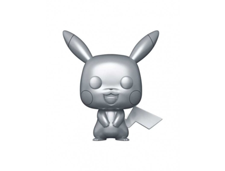 Figura FUNKO pop! juegos pokémon pikachu modelo 353 | 59869 edición especial plateado