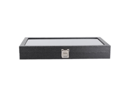 Caja de almacenamiento con tapa para exhibir anillos