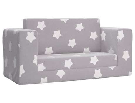 Sofá Cama Para Niños VIDAXL Gris (84x38.5x37 cm)