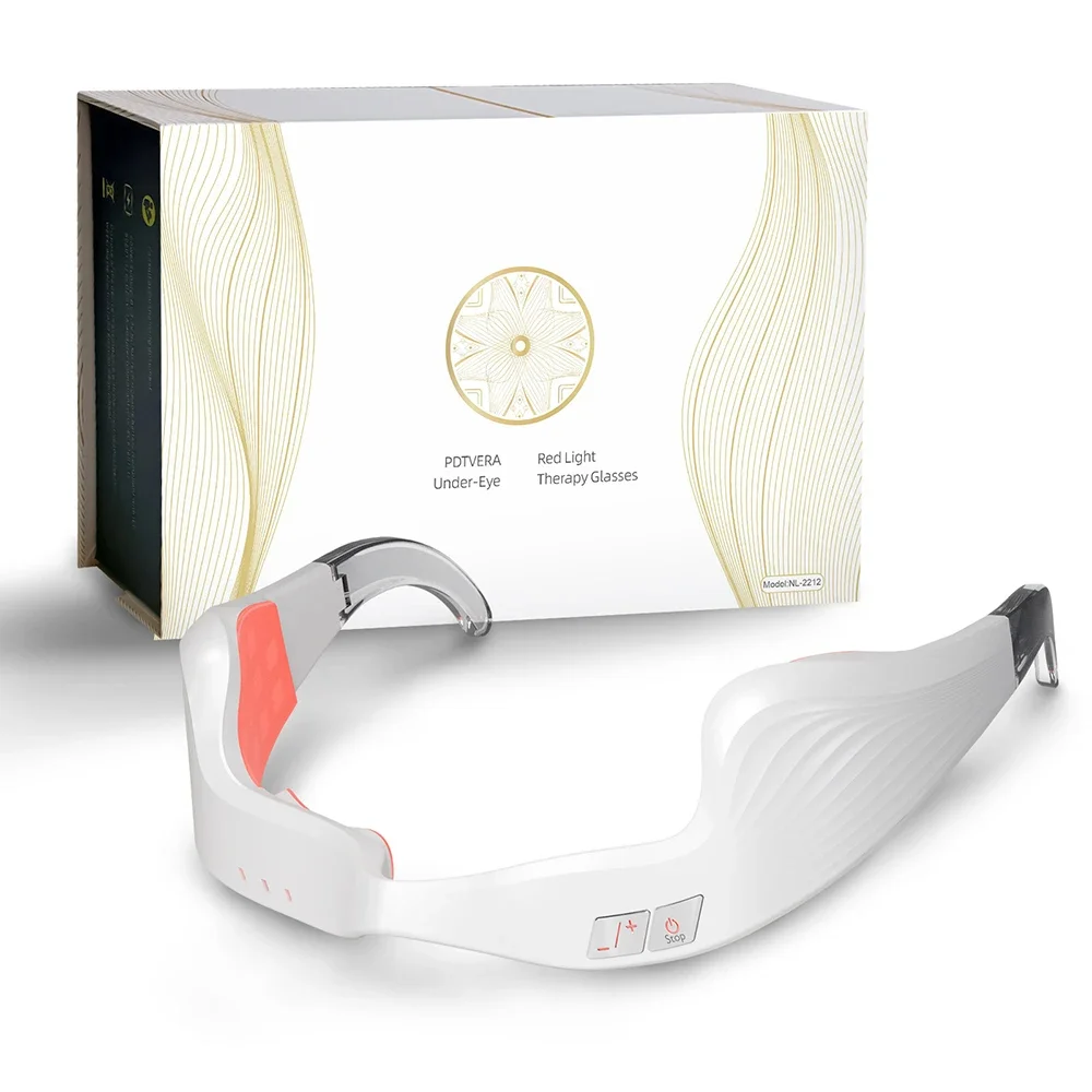 Masajeador De Ojos Para Aliviar La Fatiga, Suavizar Las Ojeras Y Suavizar Las Líneas Finas Alrededor De Los Ojos. 20 Led Luz Roja