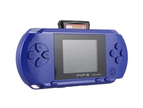 Consola para Videojuegos Infantiles Color Azul Incluye 150 Juegos con Batería Recargable GAMEPXP