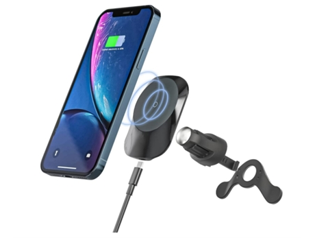 Cargador Carro Indução Veículo Sem Rápida para iPhone 12 Mini/12 Pro/12 YIZHOOD Negro