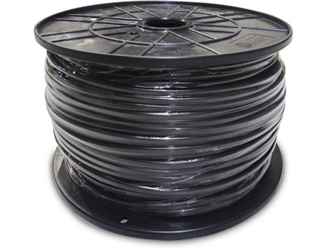 Bobina EDM Audio Paralela 2x0.75mm Negro 1000m