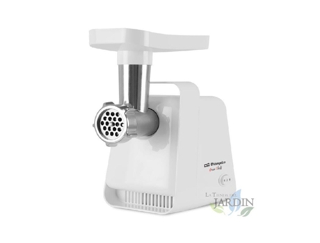Picadora de Carne SUINGA Orbegozo 600W + 3 discos de Acero Inoxidable y 2 cuchillas