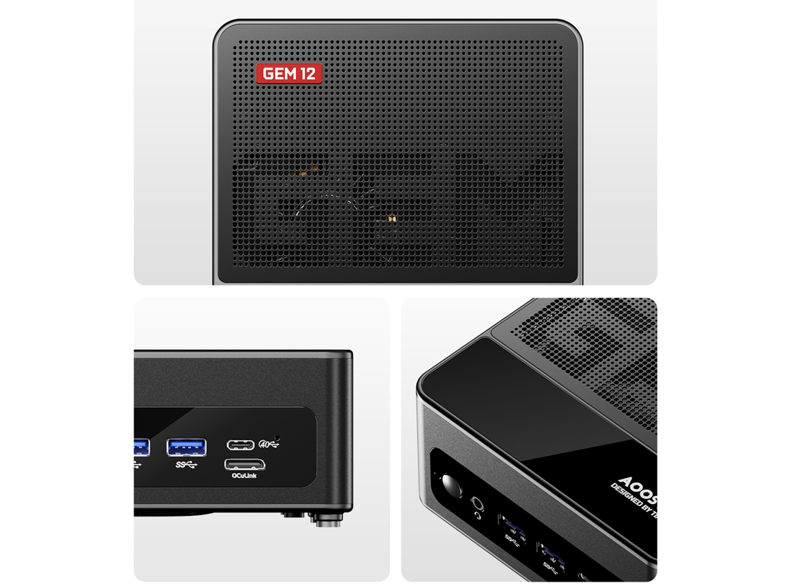 Mini PC con Windows 11 (compatible con 4K, dos puertos LAN de 2,5 GHz)