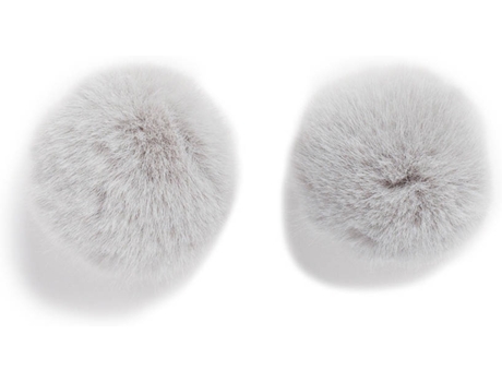 Accesorio para Zapatos OKA B Pom Pom Gris PVC Mujer (Gris)