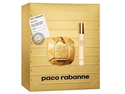 Set de fragancias de lujo Lady Million, frasco de 80 ml, edición de viaje de 20 ml, Paco Rabanne