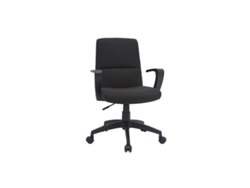 Sillón de Escritorio En Tejido Negro Chuck MILIBOO