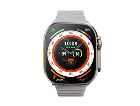 Smartwatch Ouro Zd8 Ultra Max Série 8 Brújula 49 Mm Aleación de titanio Bluetooth Llamadas Nfc Ecg IP68 Impermeable A12