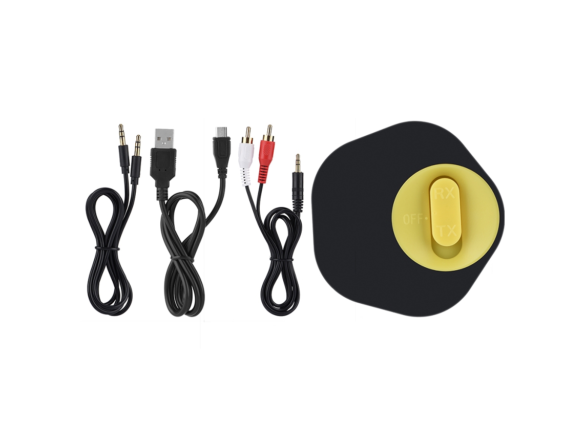 Adaptador de audio Bluetooth 2 en 1: receptor y transmisor de baja latencia