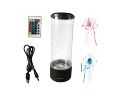 Luz LED para acuario, medusas, lámpara ambiental para peces, luz nocturna LED multicolor en ABS Rosewell