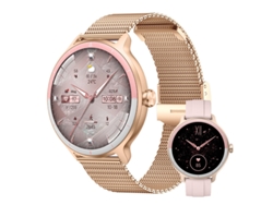 Smartwatch CHRONUS DR03 (1,27" - Llamadas Bluetooth - Monitorización Fitness - Oro Rosa)