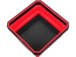 Bol Magnético Para Piezas Pequeñas, Bandeja Plegable, Rojo, Accesorio De Silicona Portátil Para Bricolaje Y Manualidades.