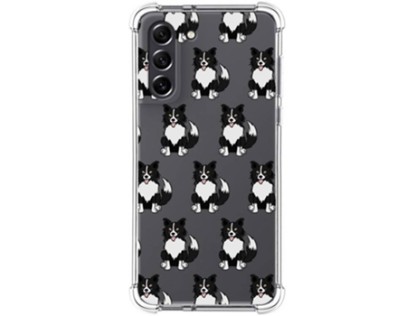 Carcasa Samsung Galaxy S21 FE 5G TUMUNDOSMARTPHONE Dibujos Antigolpes Perros 07 Multicolor