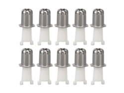 10 Piezas Cabezas De Recambio Para Cortapelos Nasal Preciso Universal Hoja De Cortadora