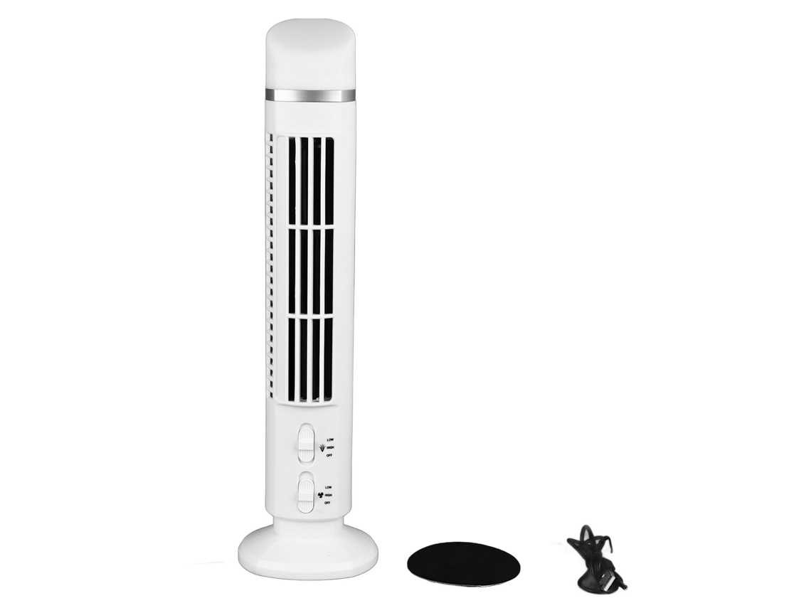 Torre de ventilación sin aspas, lámpara de mesa portátil USB para el hogar, dormitorio y oficina.