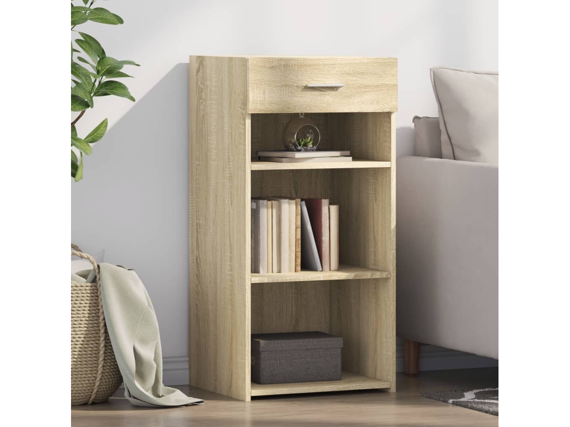 Aparador Madera De Ingeniería Roble Sonoma 45x42,5x93 Cm